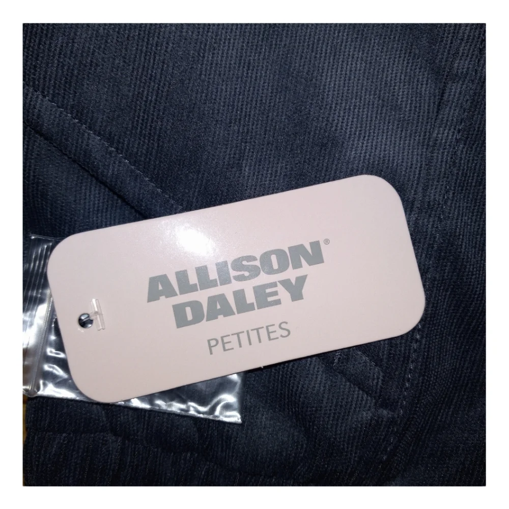 NWT Grey Corduroy Skirt Button Front Sz 10 - Picture 7 of 7